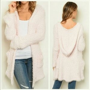 Blush Pink Super Soft Popcorn Cardigan